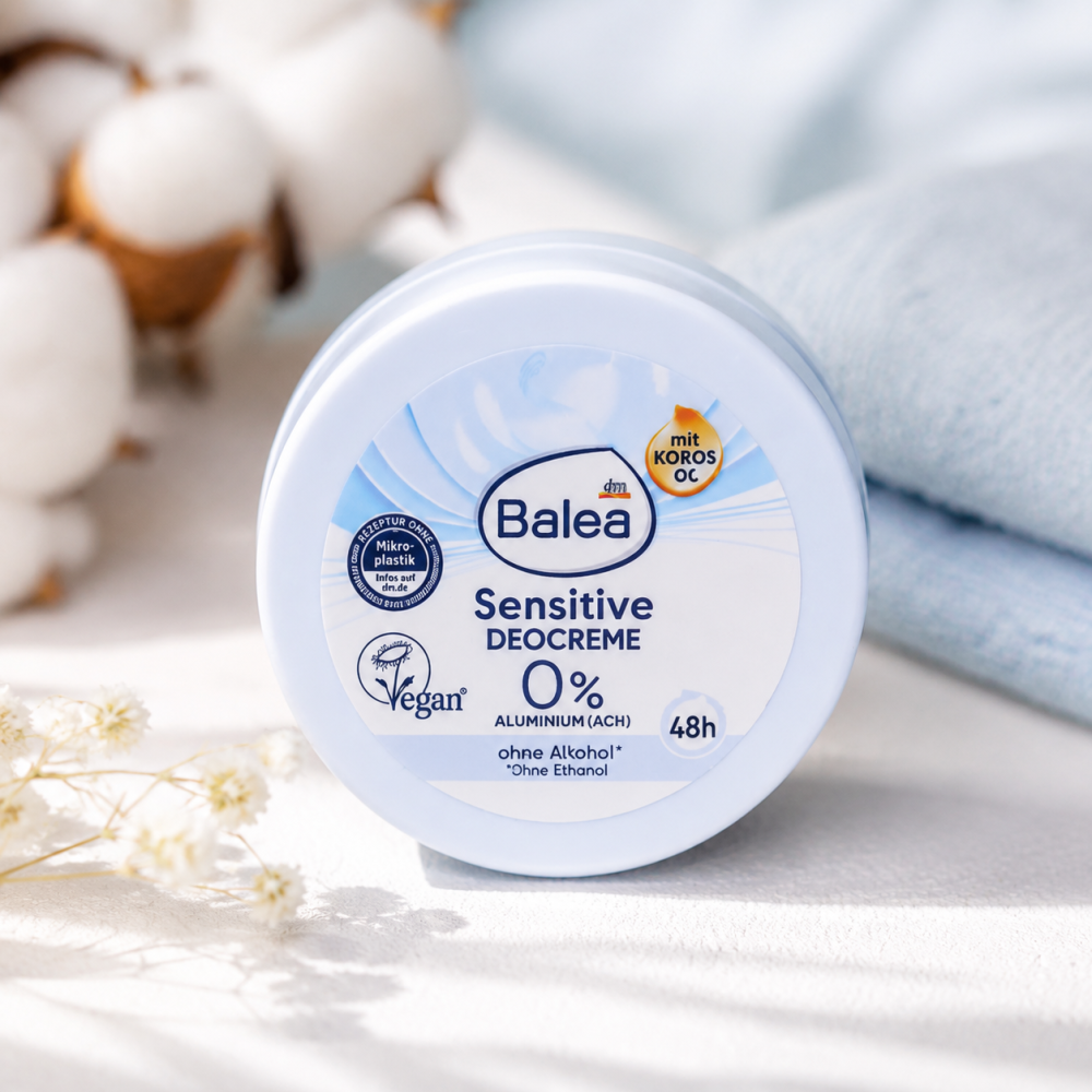 Déodorant Crème Balea Sensitive – 48h de Protection