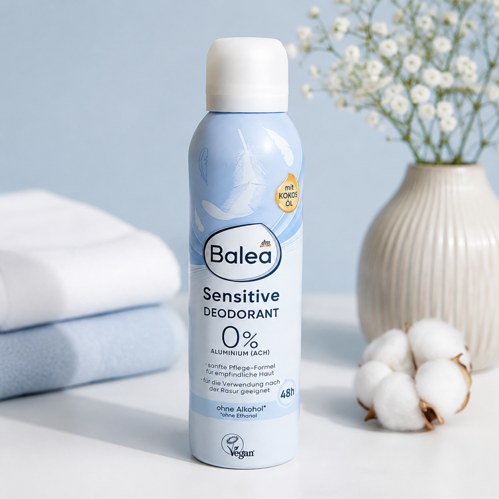 Déodorant Spray Balea Sensitive – 48 h de Protection